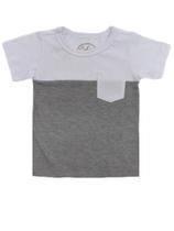 Camiseta t-shirt infantil masculina com bolso