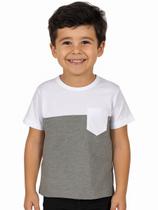 Camiseta t-shirt infantil masculina com bolso Camiseta t-shirt infantil masculina com bolso