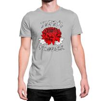Camiseta T-Shirt Japan Flower Japão Flor Rose Algodão
