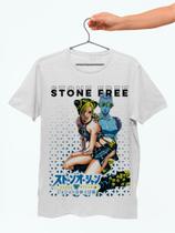 Camiseta T-Shirt Jolyne Cujoh Stone Free JoJo's Bizarre Adventure (JJBA) - Anime / Mangá