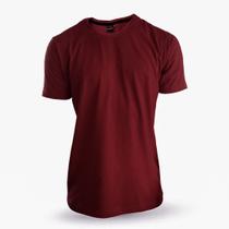 Camiseta T-Shirt Lisa Vermelha Algodão e Poliéster