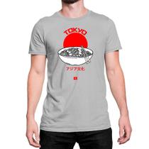 Camiseta T-Shirt Macarrão Japonês Tokyo Comida Food