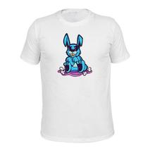 Camiseta T-Shirt Malha 30.1 Estampada Coelho