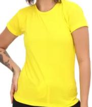 Camiseta T-shirt Malha Fria (PV) Baby Look Feminina Lisa