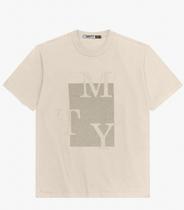 Camiseta T-Shirt Manga Curta em Meia Malha Minty Bege Camiseta T-Shirt Manga Curta em Meia Malha Minty Bege