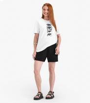 Camiseta T-Shirt Manga Curta em Meia Malha Minty Branco