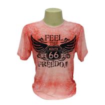 Camiseta T-Shirt masculina MC em tecido protecao UV Asas Camiseta T-Shirt masculina MC em tecido protecao UV Asas