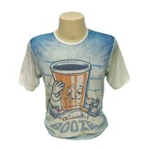 Camiseta T-Shirt masculina MC em tecido protecao UV Booze Camiseta T-Shirt masculina MC em tecido protecao UV Booze