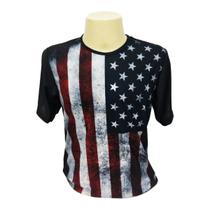 Camiseta T-Shirt masculina MC em tecido protecao UV EUA Camiseta T-Shirt masculina MC em tecido protecao UV EUA