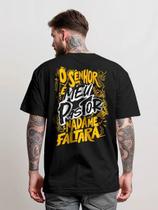 Camiseta T-Shirt Masculina Nada Me Faltara Diverse Estilos Camisa Manfinity 100% Algodão Street Wear