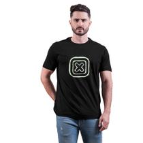 Camiseta T-shirt Masculina Regular Estampada Preta Básica TXCOriginal Lançamento Moda Country