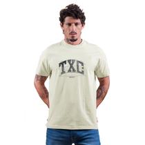 Camiseta T-shirt Masculina Regular Estampada Preta TXC Lançamento Original