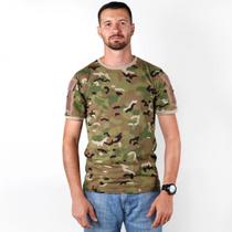 Camiseta T-Shirt Masculina Tática Ranger Bélica Camuflada Multicam