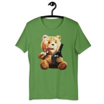 Camiseta T-Shirt Masculina Urso Bear Whisky