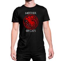 Camiseta T-Shirt Mother Of Cats Game Of Thrones Algodão