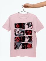 Camiseta T-shirt Naruto Sharingan - Uchiha / Itachi / Sasuke