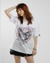 Camiseta t-shirt oversized feminina wild & free - jayjam rockwear