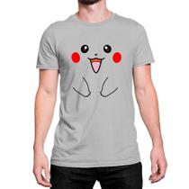 Camiseta T-Shirt Pikachu Ash Pokemon Algodão