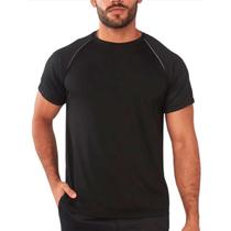 Camiseta T-Shirt Raglan Sport Masculino Conforto e Frescor Delrio