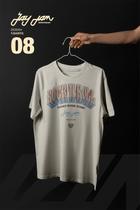 Camiseta t-shirt rock nroll branca