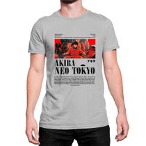 Camiseta T-Shirt Serie Anime Akira Cidade Futurista