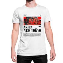 Camiseta T-Shirt Serie Anime Akira Cidade Futurista