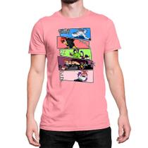 Camiseta T-Shirt SK8 Quadrinhos Personagens Mangá Algodão