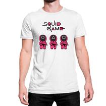 Camiseta T-Shirt Squid Game Round 6 Série Personagens