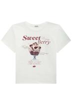 Camiseta T-Shirt Sweet Berry Menina Vic Vick Camiseta T-Shirt Sweet Berry Menina Vic Vick