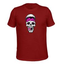 Camiseta T-Shirt Tecido Macio Caveira Celebre