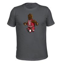 Camiseta T-Shirt Tecido Macio Estampada Legos