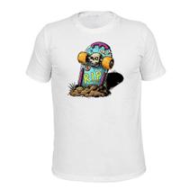 Camiseta T-Shirt Tecido Macio Estampada Rip Skatista