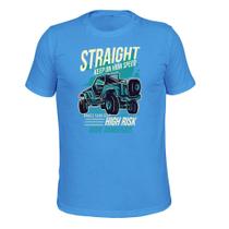 Camiseta T-Shirt Tecido Macio Estampada Straight