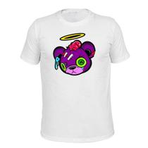 Camiseta T-Shirt Tecido Macio Estampada Urso Anjo