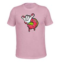 Camiseta T-Shirt Tecido Macio Suave Rosquinha