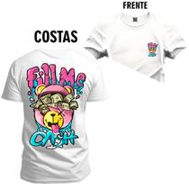 Camiseta T-shirt Unissex Algodão Cash Frente Costas