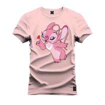 Camiseta T-Shirt Unissex Eestampada Algodão Angel