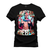 Camiseta T-Shirt Unissex Eestampada Algodão Justin Biber Glow - Nexstar