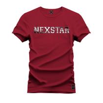 Camiseta T-Shirt Unissex Eestampada Algodão Nexstar Silver