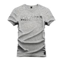 Camiseta T-Shirt Unissex Eestampada Algodão Nexstar Silver