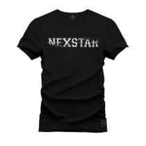 Camiseta T-Shirt Unissex Eestampada Algodão Nexstar Silver