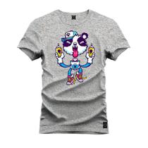 Camiseta T-Shirt Unissex Eestampada Algodão Spray Bicho