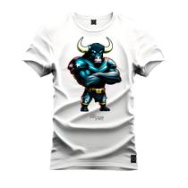 Camiseta T-Shirt Unissex Eestampada Algodão Touro Furioso - Nexstar