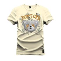 Camiseta T-Shirt Unissex Eestampada Algodão Urso Ponty Cry