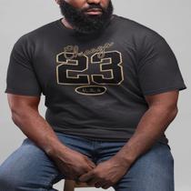 Camiseta T-shirt Unissex Estampa Chicago 23, Algodão