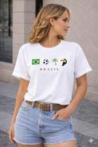 Camiseta T-Shirts BRAZIL TUCANO 100% Algodão Premium Cor:BRANCOTamanho:M Camiseta T-Shirts BRAZIL TUCANO 100% Algodão Premium Cor:BRANCOTamanho:M