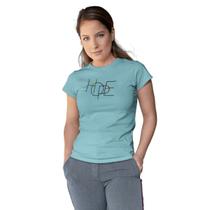 Camiseta T-Shirts Feminina Estampada Hope