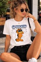 Camiseta T-Shirts GARFIELD OCULOS 100% Algodao Premium Cor:BRANCOTamanho:GG