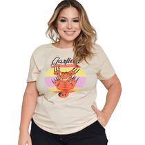 Camiseta T-Shirts Plus Size Estampada Garfield - gota de ouro