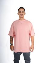 Camiseta Take Tkcov01 Oversized Rosa Rosa